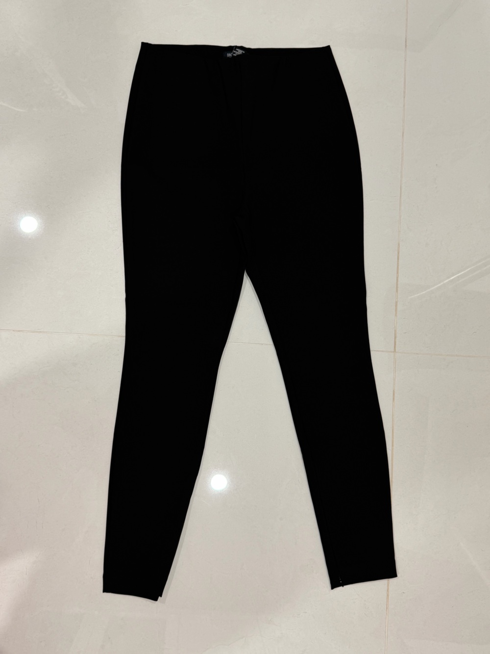 Black Slim Work Pants